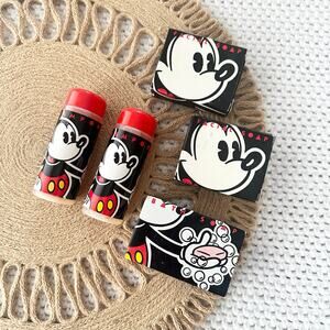 Disney Vintage Resorts Set Black White Red Set of 5 Shampoo Facial Body Soap